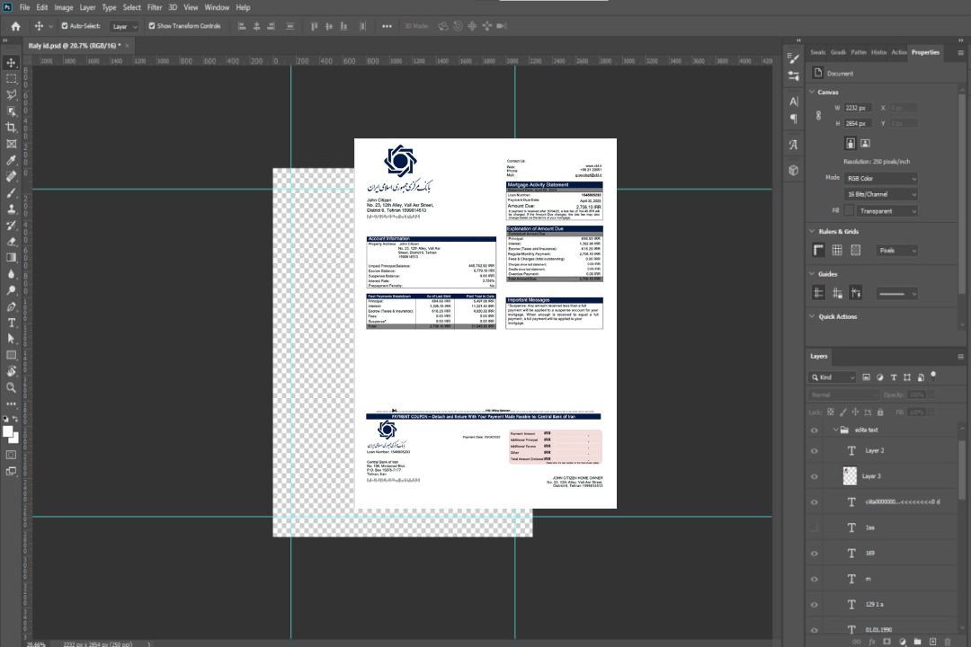 Modèle Word et PDF de relevé hypothécaire de la Banque centrale d'Iran d'Iran template Modèle Word et PDF de relevé hypothécaire de la Banque centrale d'Iran d'Iran template
